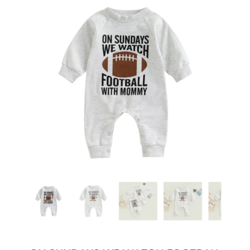 ON SUNDAYS WE WATCH FOOTBALL Jumpsuit - Hazel & Bo