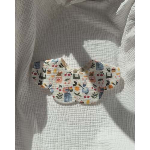 Organic Muslin 7-Layer Dribble Bib - Mabel's Bakery