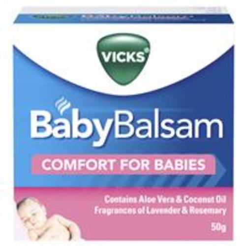 Buy Vicks Baby Balsam Decongestant Chest Rub 50g Online at Chemist Warehouse®