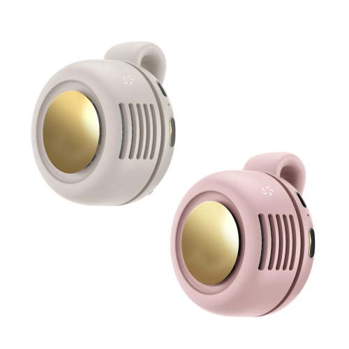 Portable Clip-On Fan, Mini USB Rechargeable 360Β° Rotatable Fan, 3-Speed Silent Mini Bladeless Fans