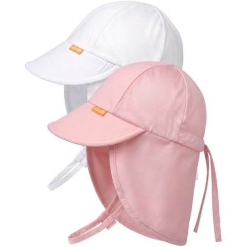 Baby Sun Hat with Breathable Mesh, UPF 50+ Unisex Toddler Summer Beach Swim