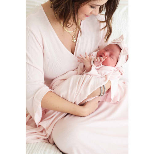 Bamboo Knit Maternity Robe | Solids