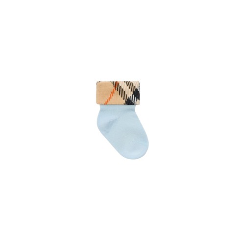 Check Trim Cotton Blend Socks, 6-9M
- Only a few left