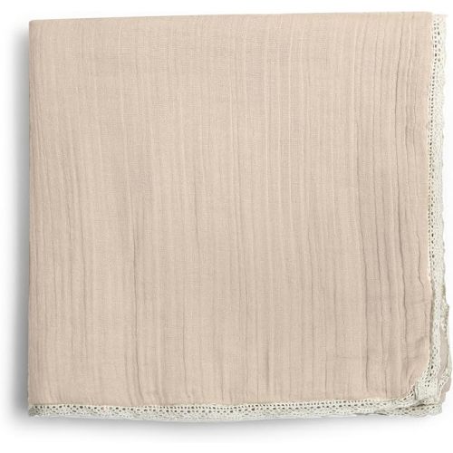 GOTS Certified Organic Cotton Muslin Swaddle and Baby Blanket