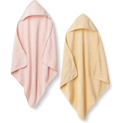 Amazon Essentials x Sofia Grainge Unisex Babies' Hooded Bath Towel