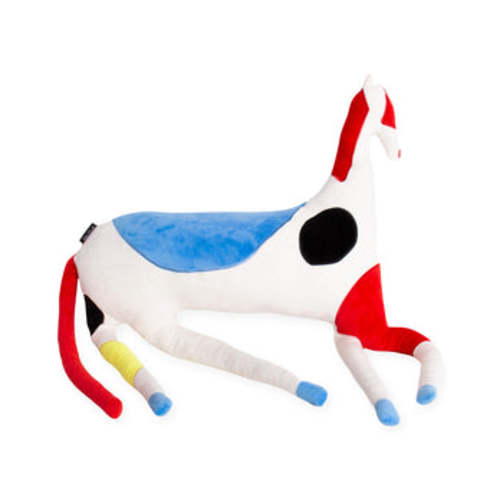Abstract Horse Throw Pillow