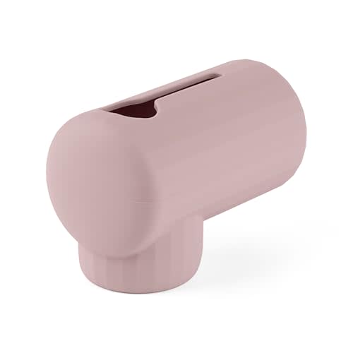 Bath Spout Cover, Soft Silicone Bathtub Faucet Cover Safety Universal Fit (Blush)