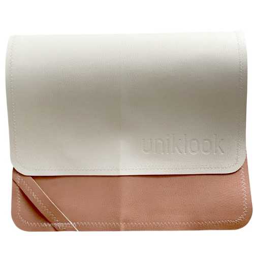 Leather Mat Waterproof baby mat Changing Pad Desk Mat newborn coming home travel Pad Vegan Leather diaper change pad Cream Uniklook Mat