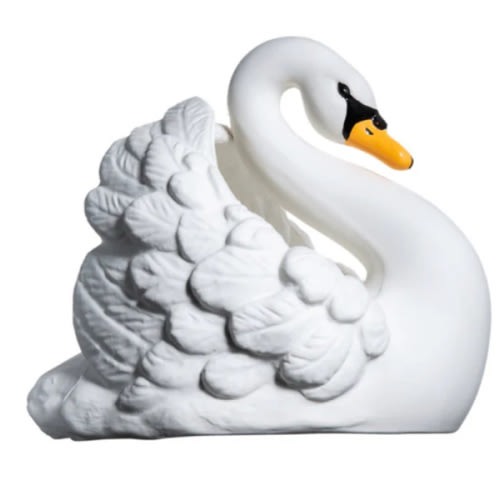 Natural Rubber Bath Toy - Swan