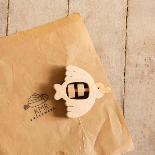 Wooden Rattle - Bird
