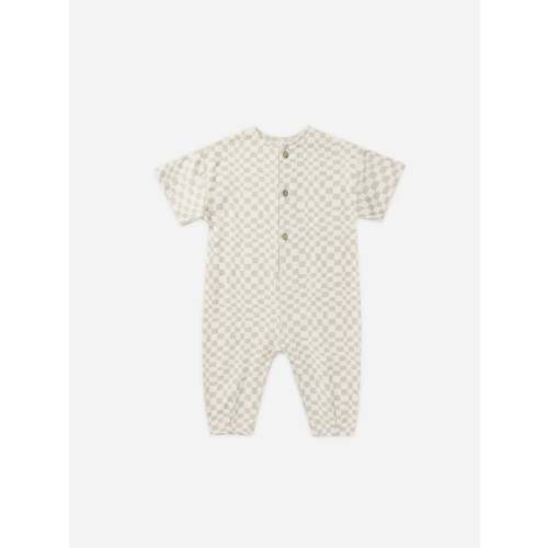 Hayes Jumpsuit || Dove Check