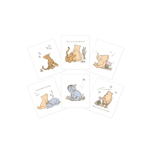 Disney Baby Classic Pooh Unframed Nursery/Child Wall Art, One Size