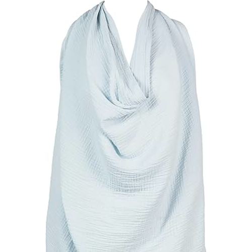 snuggle me® Nursing Cover - 100% Organic Cotton Muslin Nursing Cover Up for Breastfeeding with a BPA-Free Silicone Teether Ring, Ultra-Soft & Lightweight (33.5″ × 39.4″)