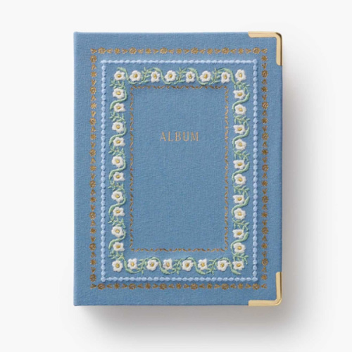 Embroidered Small Photo Album - Delphine