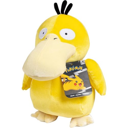 Pokémon 8" Psyduck Plush - Officially Licensed Velvet Edition - Authentic Quality Soft Stuffed Animal Toy Figure - Christmas Stocking Stuffer Gift for Kids, Boys, Girls - 2+