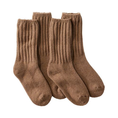 Adults' Merino Wool Ragg Socks, 10" Two-Pack