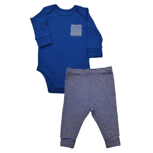 Wonder So Soft Modal by Wonder Nation Baby Boys Bodysuit and Pants Set, 2-Piece, Sizes 0/3M–6/9M