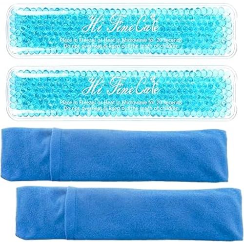 Perineal Cooling Pad, Postpartum Cold Packs Gel Bead Ice Pack Cold Therapy for Women After Pregnancy and Delivery, Gift for New Mom, 2 Ice Pack and 2 Cover (Blue)