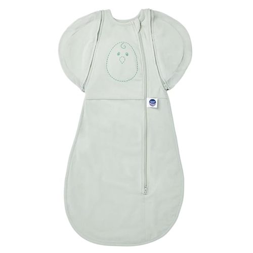 Nested Bean Air 6-in-1 Adaptable Baby Sleep Sack - Unweighted - Comfort & Safety for Natural Sleep, Preferred Arm Position Reduces Startle Reflex, Better for Baby, SM (13-18.5 lbs.) Sage