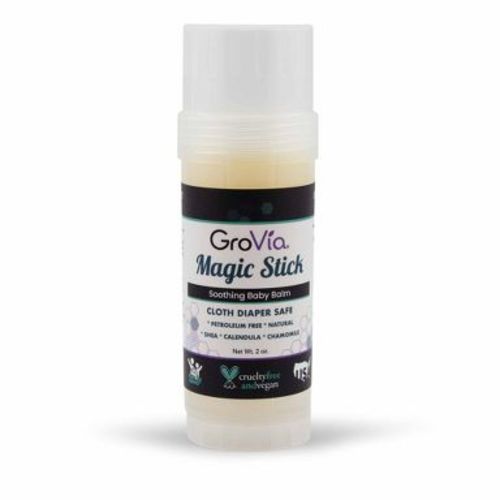 GroVia All Natural Magic Stick Baby Diaper Balm for Baby Diapering (2 oz) - Original