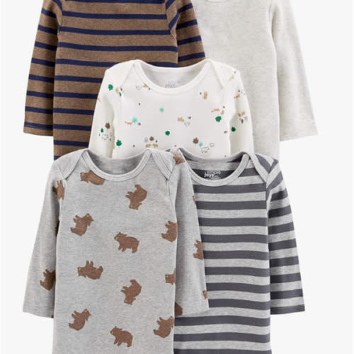 Simple Joys by Carter's Unisex Babies' Long-Sleeve Bodysuit