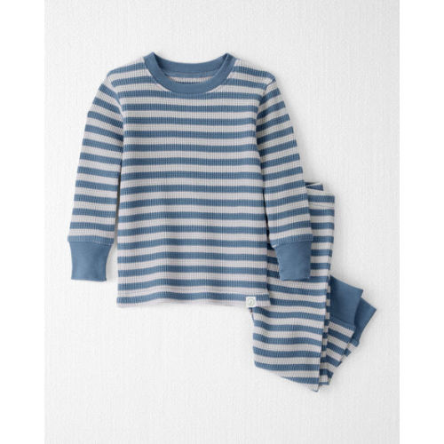 Baby Striped Waffle Knit Pajamas Made with Organic Cotton - Little Planet | Carter's