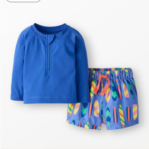 Baby Rashguard & Swim Trunks Set