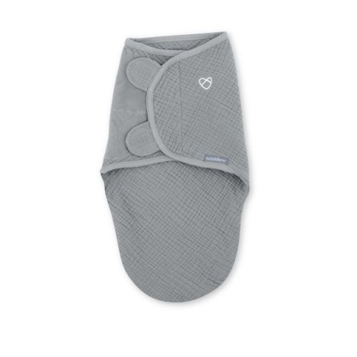 SwaddleMe by Ingenuity Original Muslin Baby Swaddle 0-3 Months