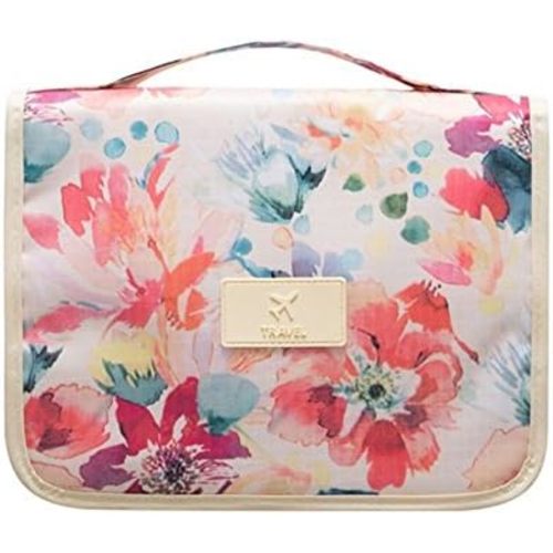 Mossio Hanging Toiletry Bag - Large Cosmetic Makeup Travel Organizer for Men & Women with Sturdy Hook