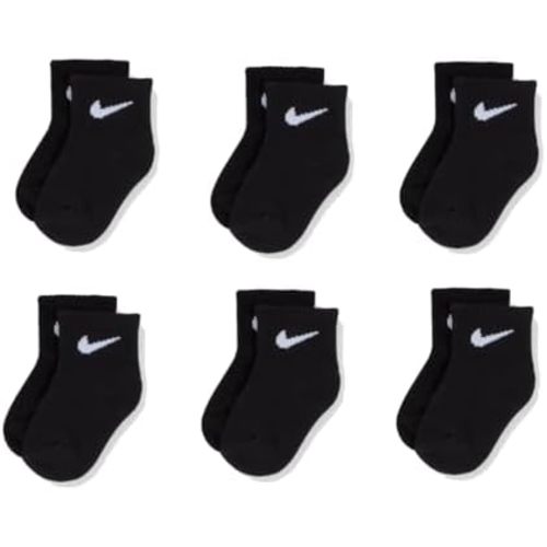 Nike baby-boys 6-pack Baby/Toddler Socks
