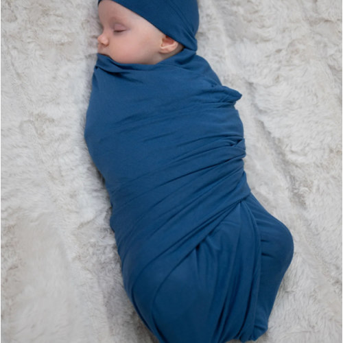 Midnight Blue - Baby Swaddle Set: – Lila