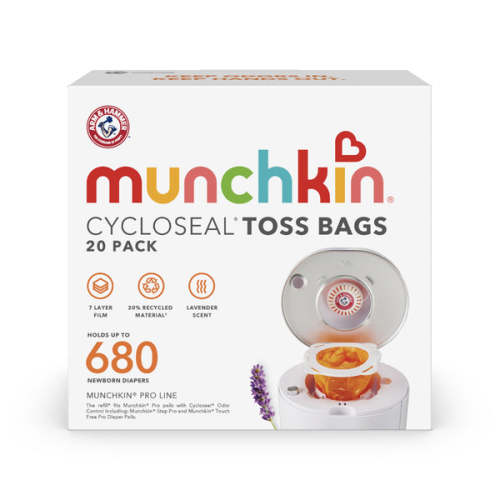 CycloSeal® Toss™ Bags, 20pk | Diaper Pail Refills | Munchkin