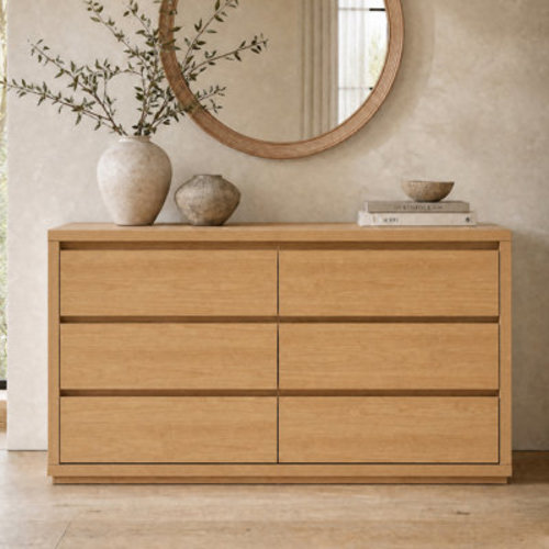 Ebern Designs Fere 6 drawers dresser & Reviews | Wayfair