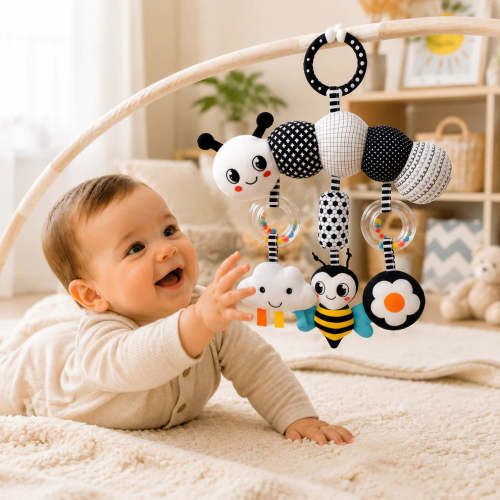 Newborn Car Toy Hanging Decoration for Stroller, Crib and Travel – Poppetplay