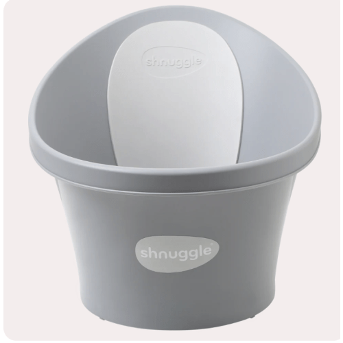 Shnuggle Baby Bath – Newborn Support Bathtub with Bum Bump & Foam Backrest – Shnuggle USA