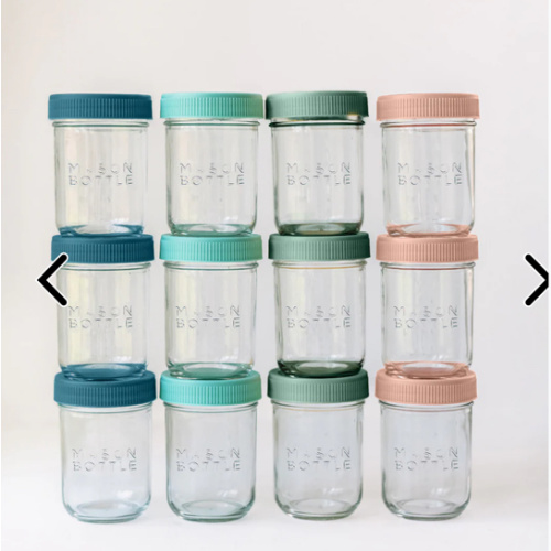 Breastmilk Storage Jar Set – Mason Bottle