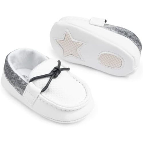 Infant Baby Boys Loafers Soft Sole PU Leather Toddler Moccasins Girls First Walking Crib Dress Shoes