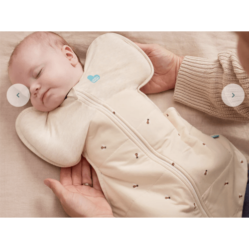 Swaddle Up™ 2.5 TOG Cotton Oatmeal Bees