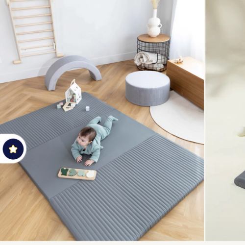 Vegan Leather Soft Playmat - Shades of Night – Coco Village