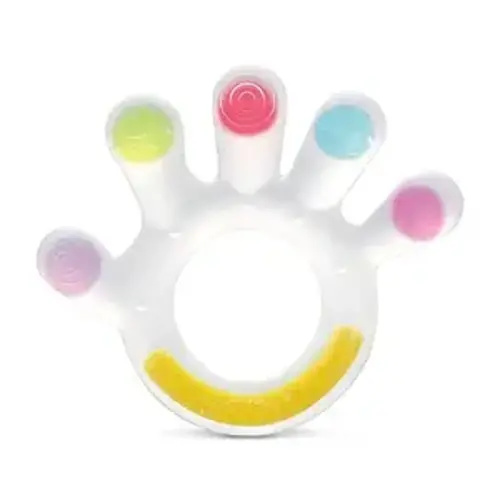 Haakaa Palm Teether - Soft Silicone Baby Soothing Teether Pacifier - Frozen Teething Toy for 3M+ Babies - BPA Free (1 Pack)
