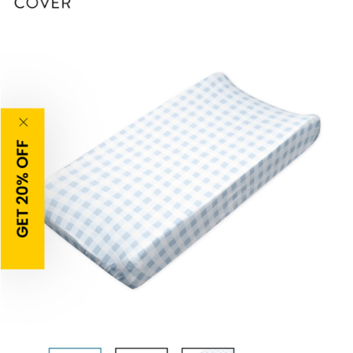Organic Cotton Changing Pad Coves | Honest Baby Clothing