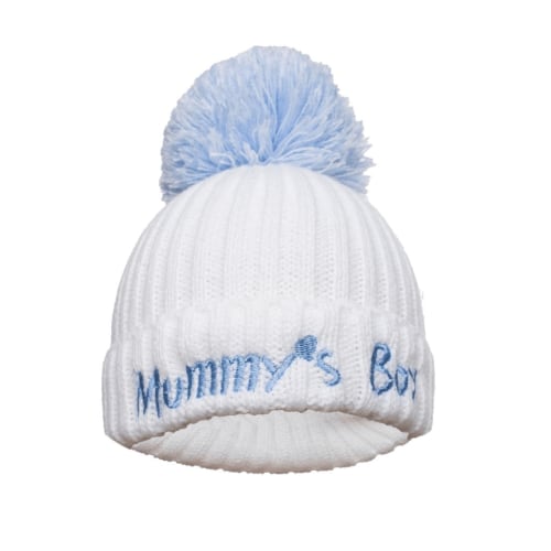 Mummy's Boy Baby Hat