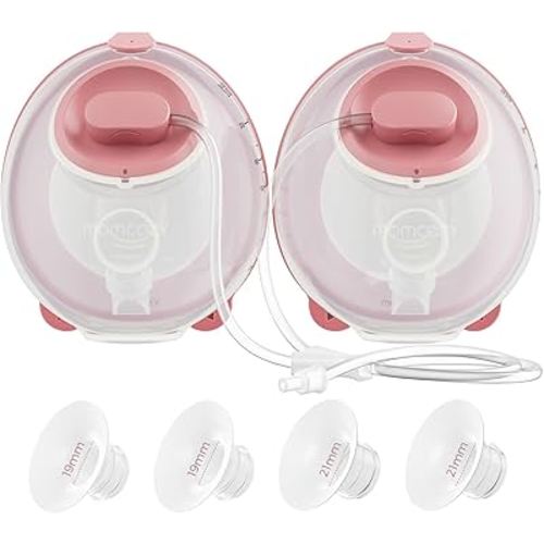 Momcozy Original V1 Pro/V2 Pro Breast Pump Replacement Accessories,Milk Collection Cups Only for Momcozy V1 Pro/V2 Pro, 2 Pack