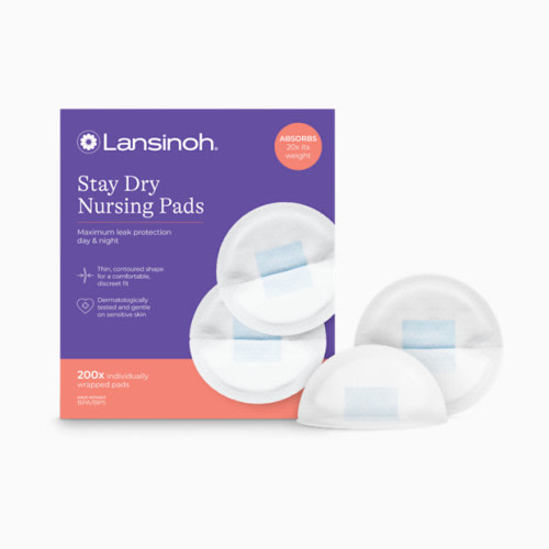 Lansinoh Stay Dry Disposable Nursing Pads - 200