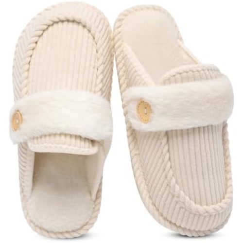 Spesoul Slippers for Women Indoor House Shoes Fuzzy Bedroom Home