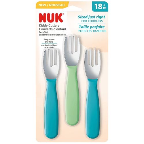 NUK Kiddy Cutlery Forks 3-pk.