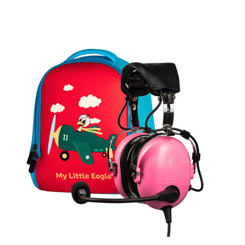 My Little Eagle Youth Aviation Headset - Sakura Pink