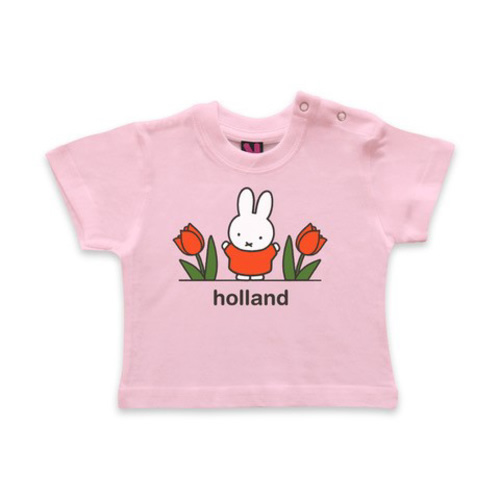 Miffy baby t-shirt dutch tulips | only at miffytown