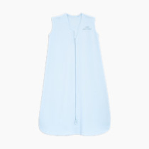 HALO SleepSack, 100% Cotton Wearable Blanket, Swaddle Transition Sleeping Bag, TOG 0.5, Baby Blue, Small, 0-6 Months