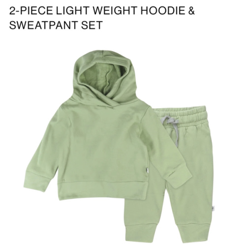2-Piece Light Weight Hoodie & Sweatpant Set | Honest Baby Clothing